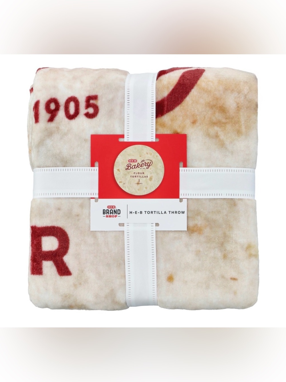 H‑E‑B Brand Shop Bakery Flour Tortilla Throw Blanket